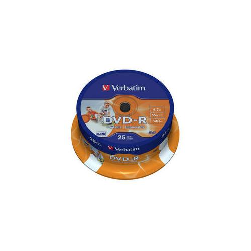 DVD-R Verbatim 16x, 4.7GB, 25buc, Spindle