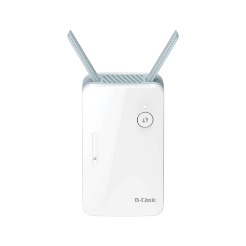 D-Link AX1500 Mesh Range extender E15, Standarde wireless: IEEE 802.11ax/ac/n/g/b/k/v/a/h, IEEE 802.3u/ab, interfata: 1xLAN, 2 x Antene externe, dimensiuni: 105 x 63.5 x 50 mm, greutate: 161g, Dual-band 2x2 Wi-Fi 6, viteza: 1201Mbps (5GHz), 300Mbps (2.4GH