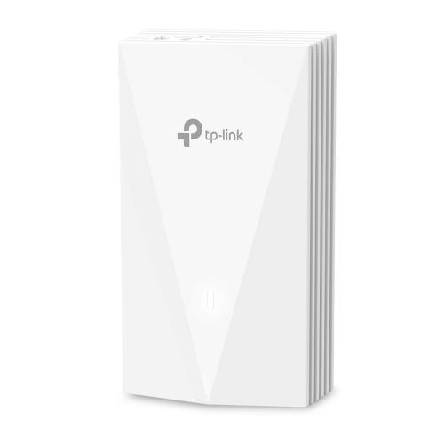 TP-Link Wireless Access Point EAP655-WALL, AX3000 Wireless Dual Band Indoor, 802.3af/at PoE, viteza transfer: 5 GHz 2402 Mbps, 2.4 GHz 574 Mbps, Interfata: Uplink: 1× 10/100/1000, Downlink: 3× 10/100/1000, dimensiuni: 143 × 86 × 42.6 mm.