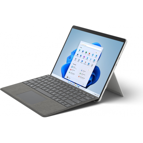 Laptop 2-in-1 Microsoft Surface Pro 8 EBQ-00003, Intel Core i5-1145G7, 13inch Touch, RAM 8GB, SSD 512GB, Intel Iris Xe Graphics, Windows 11 Pro, Platinum