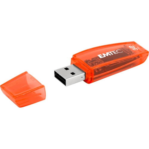 Stick memorie Emtec C410 Neon 32GB, USB 2.0, Multicolor, 3 bucati