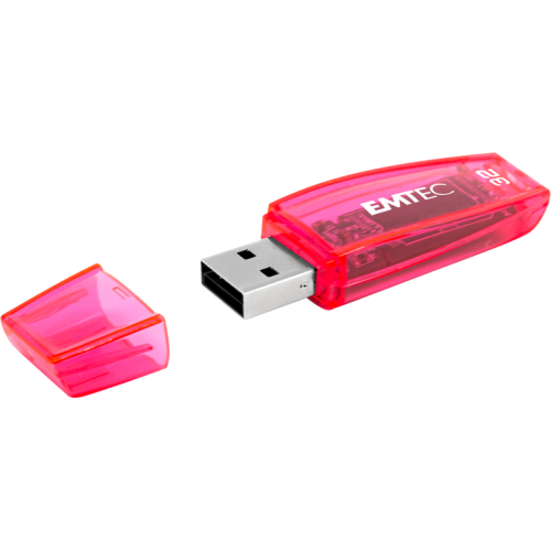 Stick memorie Emtec C410 Neon 32GB, USB 2.0, Multicolor, 3 bucati