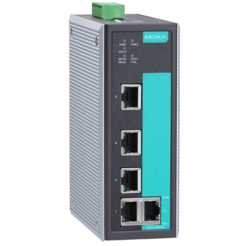 Switch Moxa EDS-405A, 5 porturi