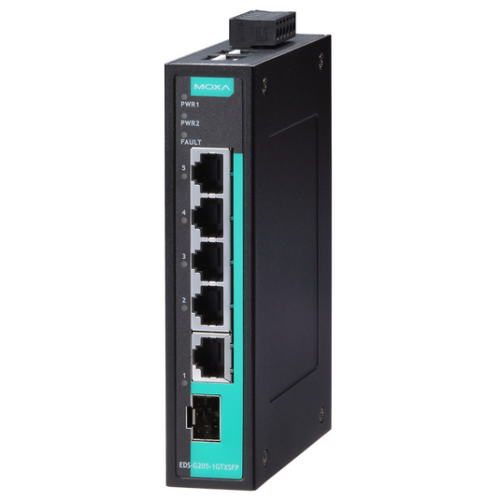 Switch Moxa EDS-G205-1GTXSFP, 4 porturi