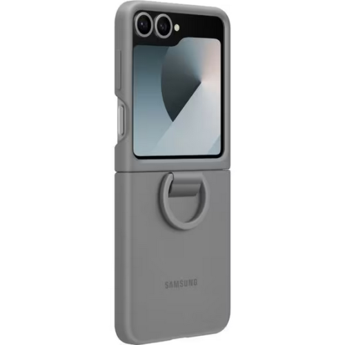 Protectie pentru spate Samsung Silicone Case pentru Galaxy Z Flip6, Gray
