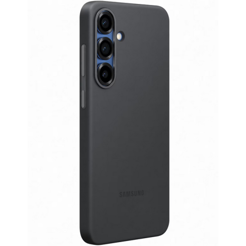 Protectie pentru spate Samsung Silicone Case pentru Galaxy S25 Plus, Black