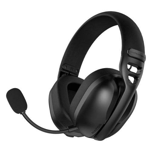 Casti cu microfon Hator Hyperpunk 3, USB Wireless/Bluetooth/USB-A/USB-C, Black