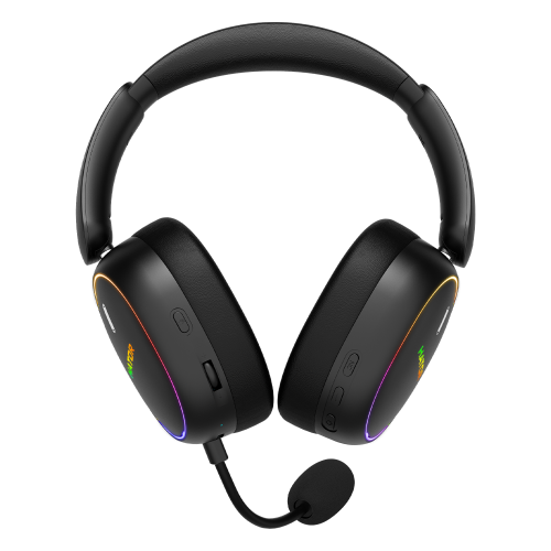 Casti cu microfon Hator Phoenix 2, USB-C/USB Wireless/Bluetooth, Black
