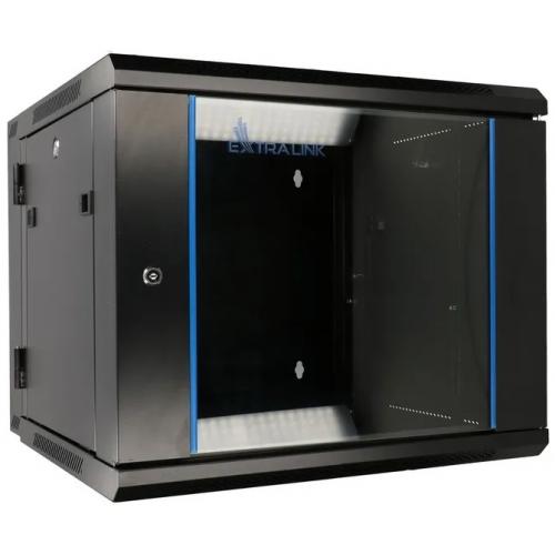 Rack Extralink EX.12929 wall-mounted, 19inch, 6U, 600x600mm, Black