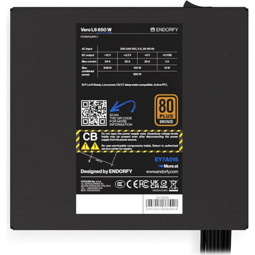 Sursa Endorfy Vero L6, 650 W