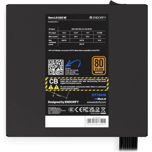 Sursa Endorfy Vero L6, 550 W