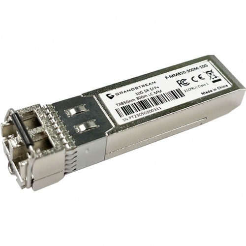 Transceiver Grandstream SFP+ 10GB F-SM1310-10KM-10G, 1310 nm, Single-Mode, DDM, 10 km, Duplex LC