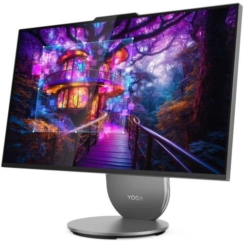 Calculator Lenovo Yoga 27IAH10 AIO, Intel Core Ultra 9 285H, 27 inch, RAM 32GB, SSD 1TB, nVidia GeForce RTX 4050 6GB, Windows 11 Pro, Luna Grey