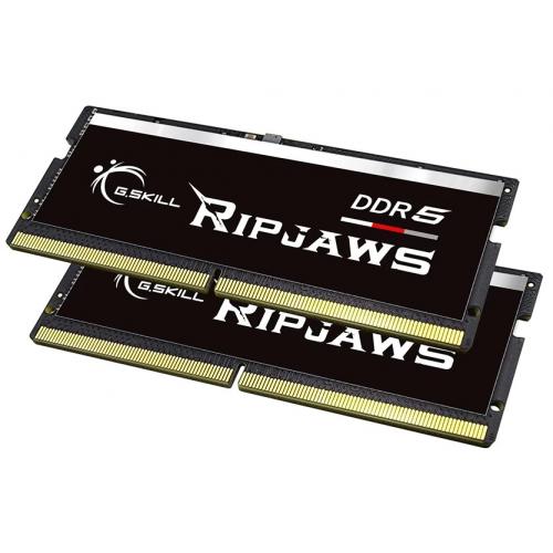 Kit Memorie SO-DIMM G.Skill Ripjaws XMP 3.0 64GB, DDR5-4800MHz, CL38, Dual Channel