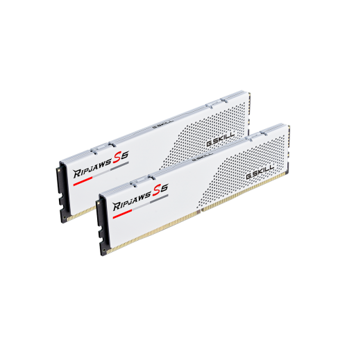 Kit Memorie G.Skill Ripjaws S5 White 32GB, DDR5-5600MHz, CL36, Dual Channel