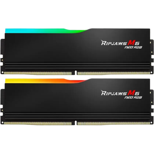 Kit Memorie G.Skill Ripjaws M5 Neo RGB Intel XMP 3.0/AMD EXPO, 64 GB, DDR5-6000 MHz, CL 36, Dual Channel