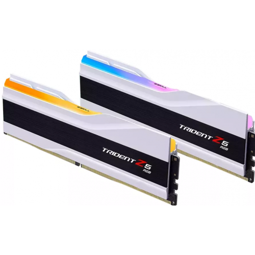 Kit Memorie G.Skill Trident Z5 RGB White Intel XMP 3.0 32GB, DDR5-6400MHz, CL32, Dual Channel