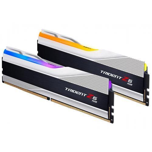 Kit Memorie G.Skill Trident Z5 RGB XMP 3.0 Silver 32GB, DDR5-7600Mhz, CL36, Dual Channel