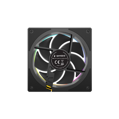 Ventilator Gembird FAN-HURACAN-ARGB-PWM, ARGB LED, 120 mm