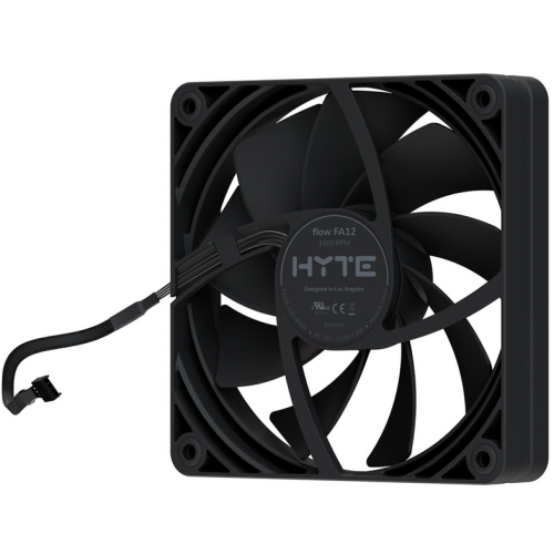 Ventilator HYTE FA12, 120 mm, Pitch Black, 4 bucati