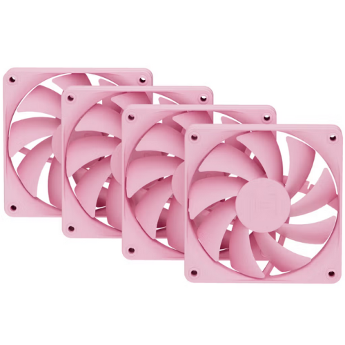 Ventilator HYTE FA12, 120 mm, Strawberry Milk, 4 bucati