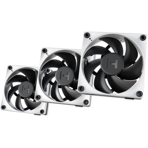 Ventilator HYTE THICC FP12, 120 mm, Black-Grey, 3 bucati + Portal Nexus NP50