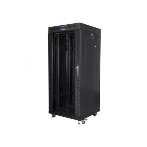 Rack Lanberg FF01-6627-12BL, 27U, 600x600mm, Black