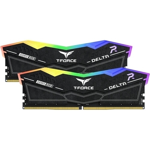 Kit Memorie TeamGroup T-Force Delta RGB Black Intel XMP 3.0 32GB, DDR5-6000 MHz, CL 30, Dual Channel