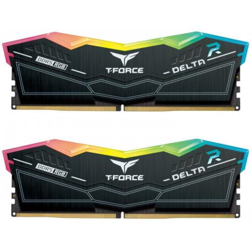 Kit Memorie TeamGroup T-Force Delta RGB 32GB, DDR5-6200MHz, CL38, Dual Channel