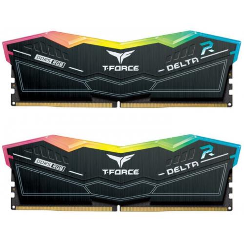 Kit Memorie TeamGroup T-Force Delta RGB 32GB, DDR5-6400MHz, CL40, Dual Channel