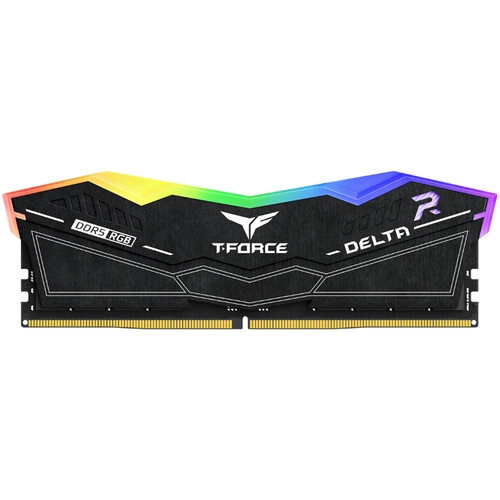 Kit Memorie TeamGroup T-Force Delta RGB Black Intel XMP 3.0 32GB, DDR5-7200 MHz, CL 34, Dual Channel