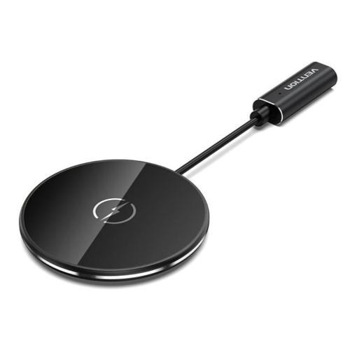 Incarcator Wireless Vention FGABAG, 1 x USB-C, 15 W, Black