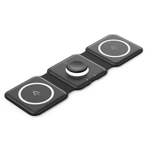 Incarcator Wireless Vention 3-in-1 FGGB0, USB-C, 15W, Black