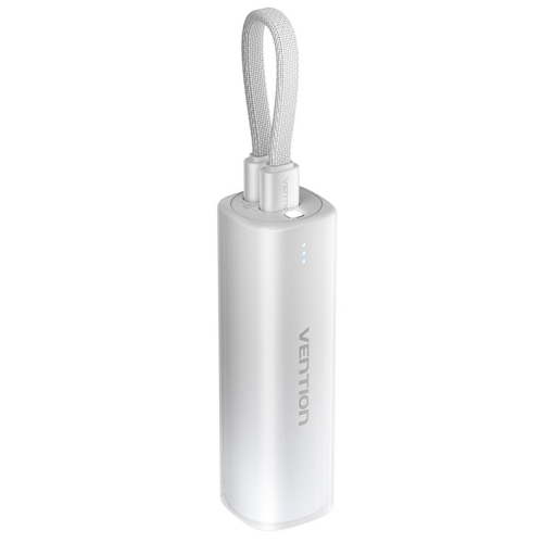 Baterie portabila Vention FHWY0, 5000 mAh, 1 x USB-C, 1 x Lightning, Gray