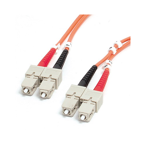 Patch Cord Startech FIBSCSC1 Multimode, SC - SC, 1m, Orange