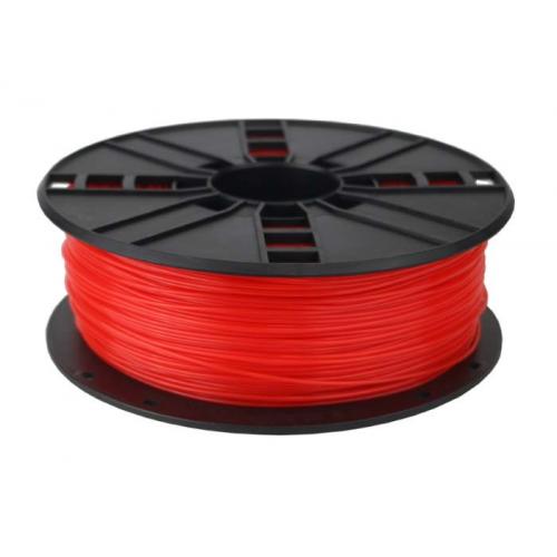 Filament Gembird PLA, 1.75mm, 1kg, Fluorescent Red