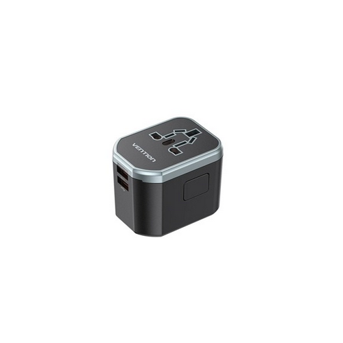 Incarcator retea Vention FJCB0, 2 x USB-C, 1 x USB-A, 20 W, Black