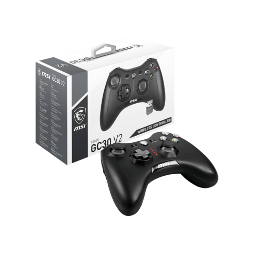 GamePad MSI Force GC30 V2, USB Wireless/USB, Black