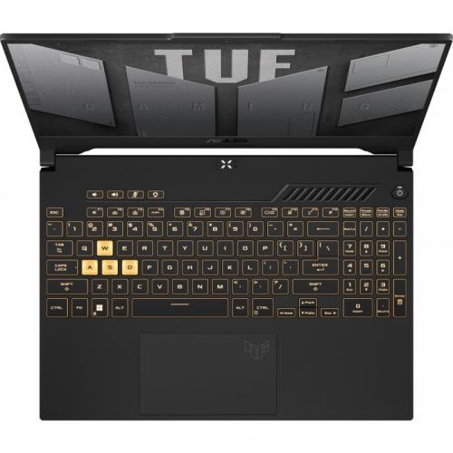 Laptop ASUS TUF Gaming F15 (2022) FX507ZC4-HN009, Intel Core i5-12500H, 15.6 inch, RAM 16GB, SSD 512GB, nVidia GeForce RTX 3050 4GB, No OS, Jaeger Gray