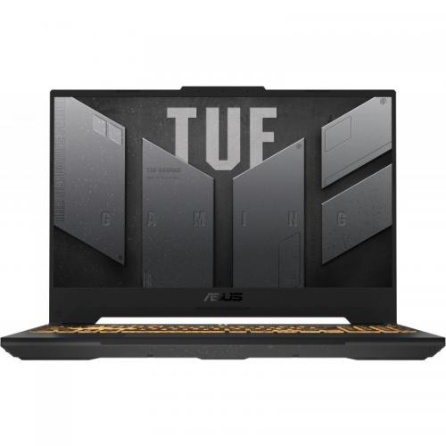 Laptop ASUS TUF Gaming F15 (2022) FX507ZC4-HN056, Intel Core i5-12500H, 15.6 inch, RAM 8GB, SSD 512GB, nVidia GeForce RTX 3050 4GB, No OS, Jaeger Gray