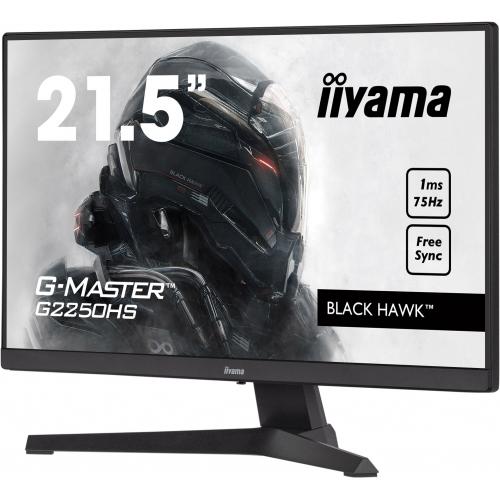 Monitor LED Iiyama G-MASTER Black Hawk G2250HS-B1, 21.5inch, 1920x1080, 1ms, Black