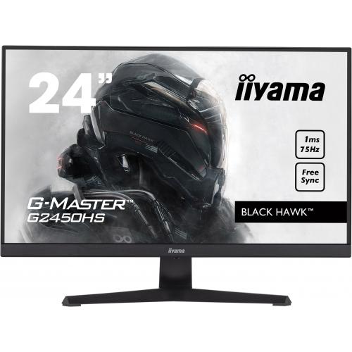 Monitor LED Iiyama G-MASTER Black Hawk G2450HS-B1, 23.8inch, 1920x1080, 1ms, Black