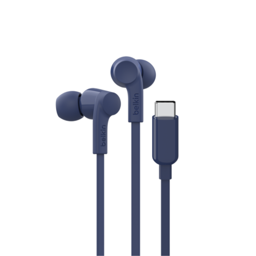 Casti cu microfon Belkin G3H0002HQBLV2, USB-C, Blue
