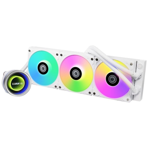 Cooler procesor Lian Li Galahad II Trinity 360, ARGB LED, 3 x 120 mm, White