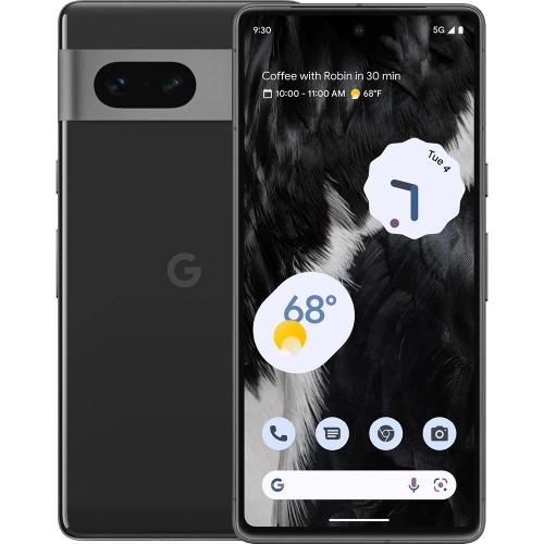 Telefon Mobil Google Pixel 7, Dual SIM, 128GB, 8GB RAM, 5G, Obsidian