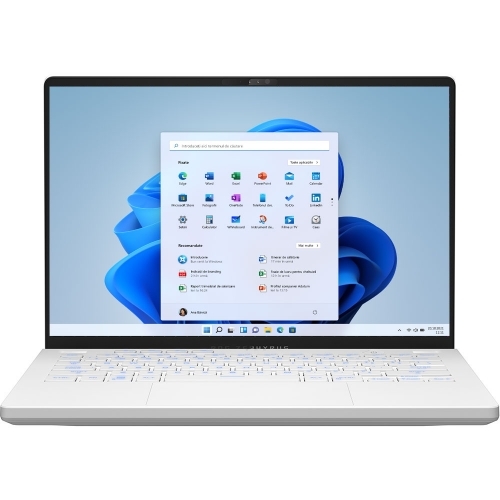 Laptop ASUS Zephyrus G14 MiniLED (2023) GA402XY-NC020W, AMD Ryzen 9 7940HS, 14inch, RAM 32GB, SSD 1TB, nVidia GeForce RTX 4090 16GB, Windows 11, Moonlight White