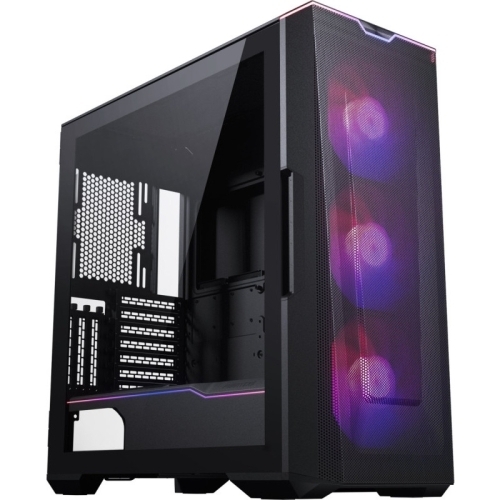 Carcasa Phanteks Eclipse G500A DRGB Black, Fara sursa + Ventilator Phanteks M25-140, DRGB LED, 140 mm, Black