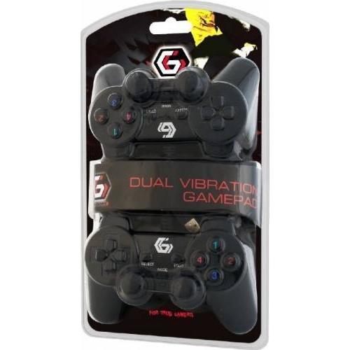 Gamepad Gembird JPD-UDV2-01 Double, USB, Black