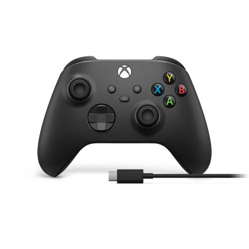 Ms Xbox Wireless Controller + USB-C Cable Carbon Black