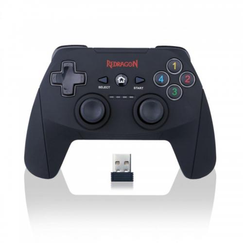 Gamepad Wireless Redragon Harrow, USB, Black
